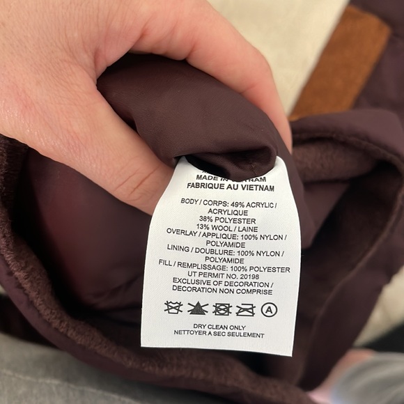 NWT Nike Air Jordan "Cozy Girl" Women's Wool blend Jacket  DJ2723-204 Sz Med - Picture 6 of 6